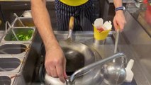 Process of Frying Authentic Chinese Fried Rice