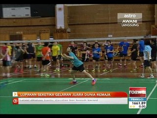 Lupakan seketika gelaran juara dunia remaja