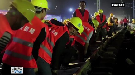 Zapping du 25/01 : Ils construisent un chemin de fer et une gare… en 9 heures !