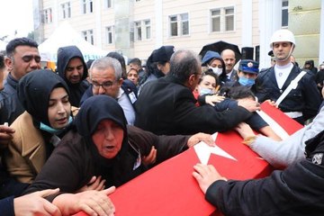 Son dakika haber: ŞEHİT POLİSLER TÖRENLE MEMLEKETLERİNE UĞURLANDI