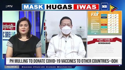 PH mulling to donate Covid-19 vaccines to other countries—DOH