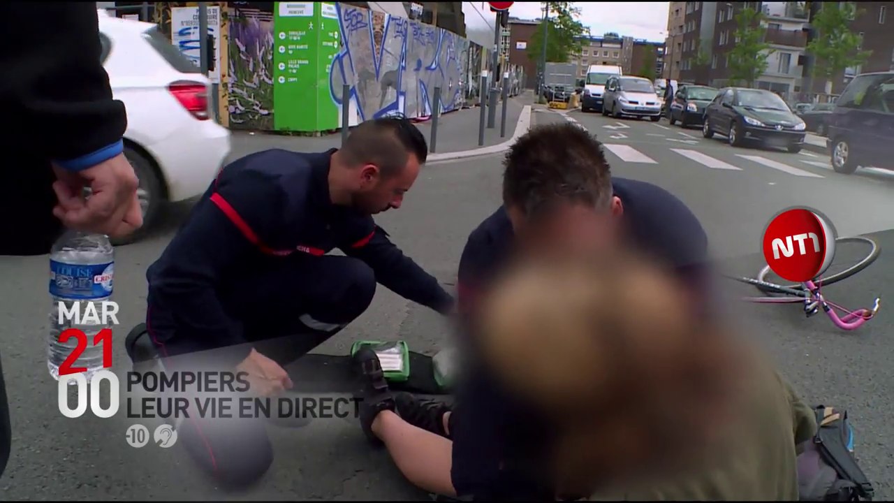 Pompiers, leur vie en direct,-La victime du métro - nt1 - 02 05 17
