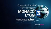 Football - Monaco - Lyon - france 3 - 24 01 18