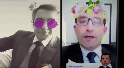Le zapping du 19/04 : Fillon, Hamon… Les candidats à la présidentielle s’amusent sur Snapchat