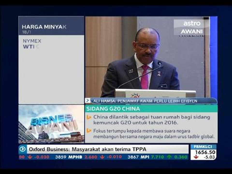 Ali Hamsa: Penjawat awam perlu lebih efisyen