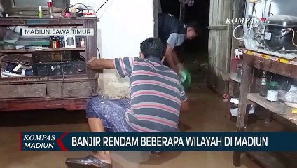 Banjir Rendam Beberapa Wilayah Di Madiun