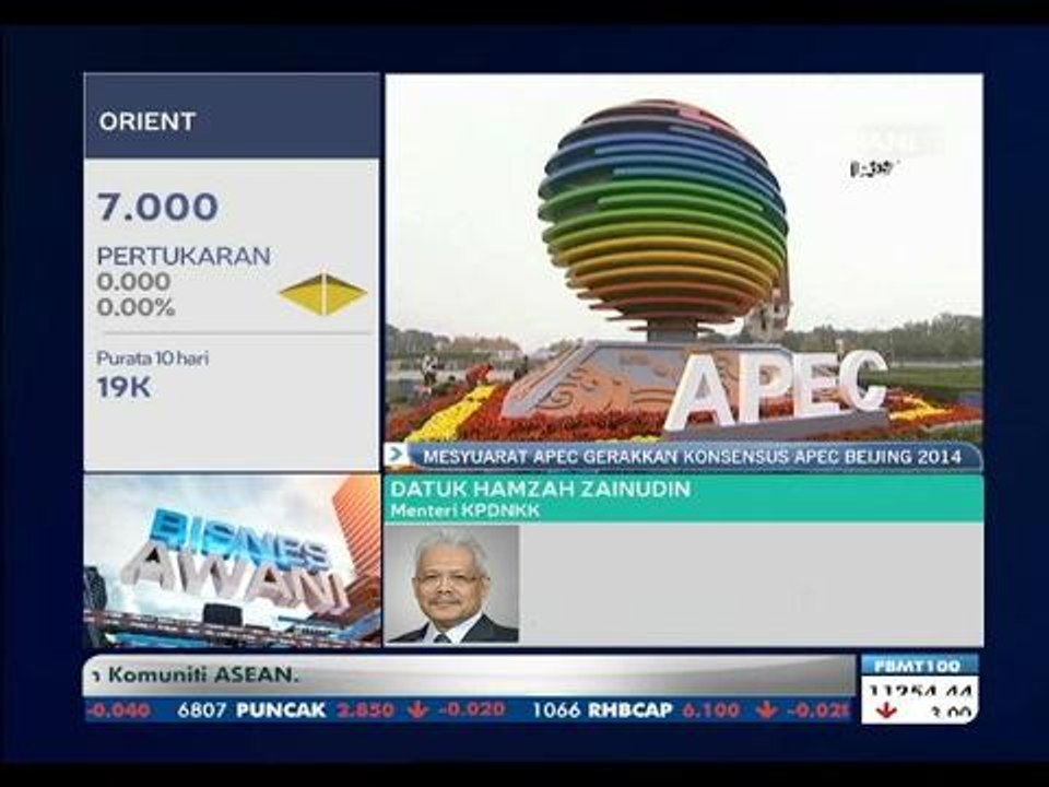 Mesyuarat APEC gerakkan konsensus APEC Beijing 2014