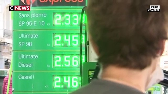 Face à la hausse des prix des carburants, qui dépassent les 2 euros par litre à Paris, beaucoup de Français s'inquiètent pour leur porte-monnaie - VIDEO