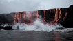Hawaï : Il s'approche en kayak du volcan Kilauea, en éruption continue depuis 30 ans