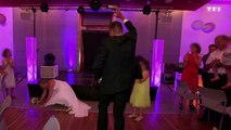 Chute de la mariée dans Quatre mariages pour une lune de miel - 03/05/2016