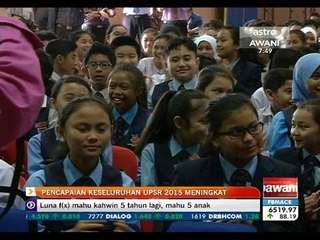 Pencapaian keseluruhan UPSR 2015 meningkat