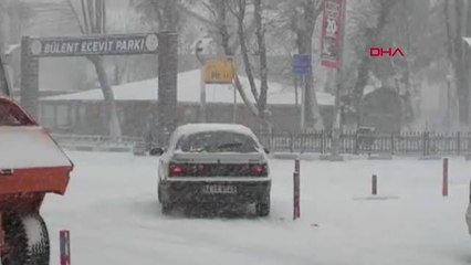 TEKİRDAĞ'IN YÜKSEK KESİMLERİNDE YOĞUN KAR YAĞIŞI