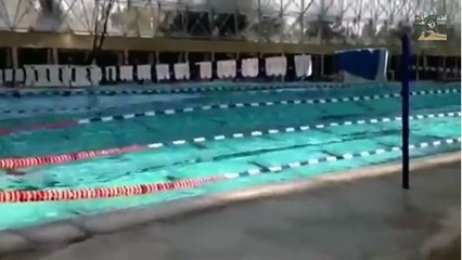 Une piscine mexicaine transformée en bassin à vagues par un séisme