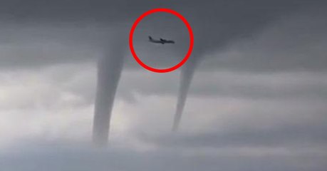 Russie : ce pilote a eu la peur de sa vie en frôlant 3 tornades d'un coup
