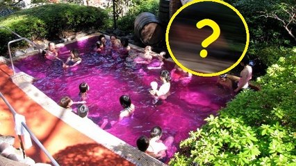 Dans cette étonnante piscine japonaise, on ne se baigne pas dans de l'eau !