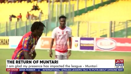 The Return of Muntari: I am glad my presence has impacted the league – Muntari - AM Sports (10-3-22)