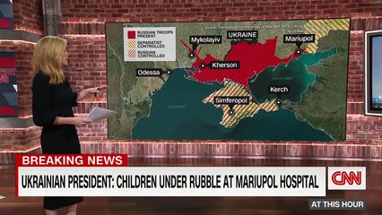 Ukraine accuses Russia of bombing children's hospital