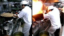 Ce cuisinier chinois a une technique hallucinante pour faire à manger dans un wok