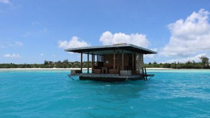 Cette incroyable cabane construite au milieu de l'eau va vous faire rêver
