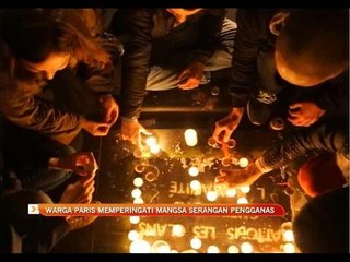 Warga Paris memperingati mangsa serangan pengganas