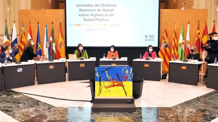 Reunión en Zaragoza de la ministra de Sanidad con los consejeros autonómicos