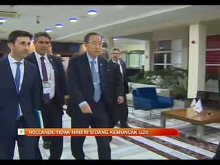 Hollande tidak hadiri Sidang Kemuncak G-20
