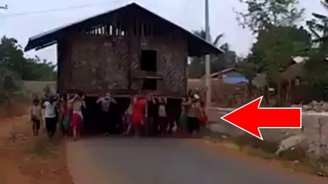 Ces Thaïlandais réalisent le déménagement le plus insolite du monde