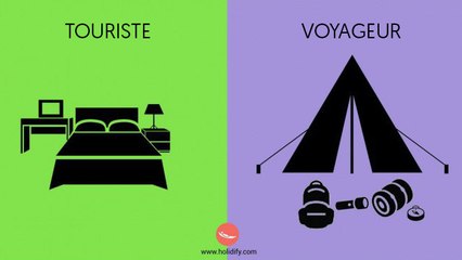 Les différences entre un voyageur et un touriste