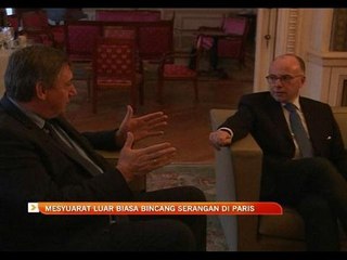 Mesyuarat luar biasa bincang serangan di Paris
