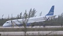 Bahamas : sans train d'atterrissage un avion se pose sur le 