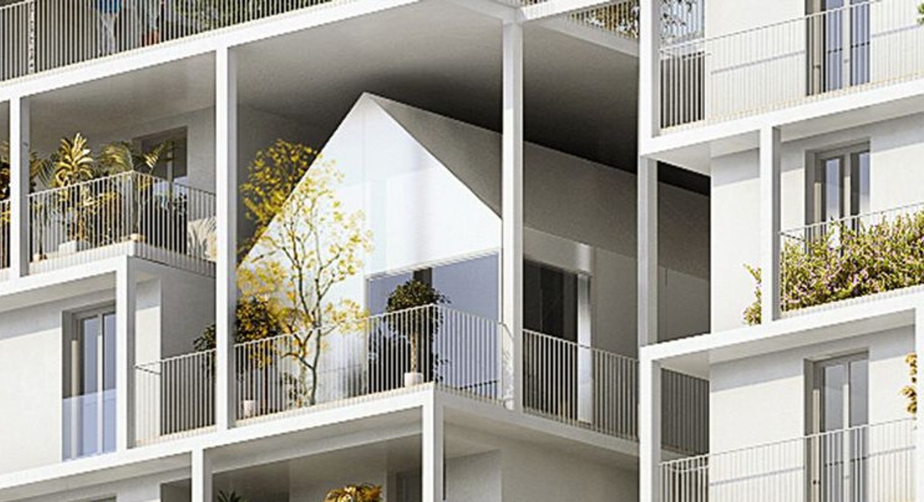 Des maisons seront bientôt suspendues aux toits des immeubles parisiens