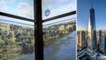L'ascenseur du One World Trade Center retransmet les images de la construction de New York