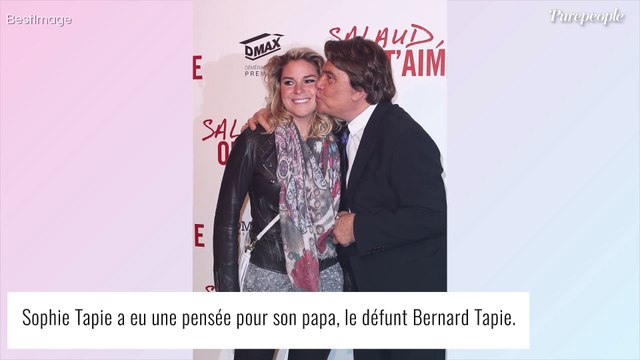 Sophie Tapie : Clin d'oeil très surprenant à son défunt papa, Bernard Tapie