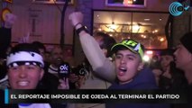 El reportaje imposible de Ojeda al terminar el partido