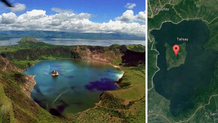 Vulcan Point : le volcan le plus dangereux des Philippines et une succession d'îles et de lacs façon "Inception"