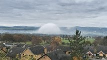 Pays de Galles : un dôme de brouillard en forme d'OVNI