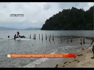 Pesawat ringan terhempas, mangsa cedera