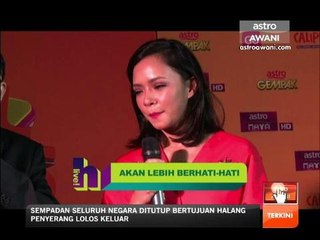 Nora Danish akan lebih berhati hati