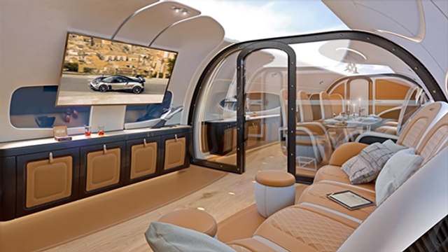 Airbus invente le tout premier avion avec toit panoramique !