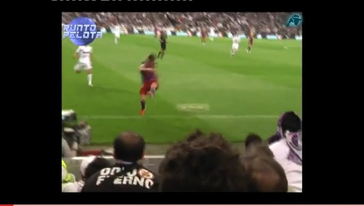 Clasico: Lionel Messi vise les supporteurs du Real Madrid