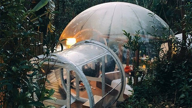 Ile Maurice : un hôtel bulle qui vous permet de contempler les étoiles depuis votre lit