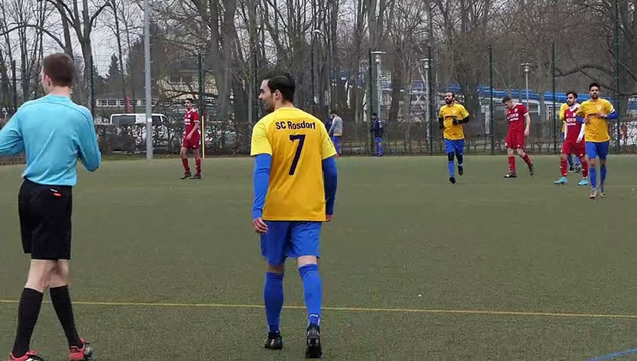 Das 3:0 für Rosdorf durch Franz Matezki gegen Groß Ellershausen