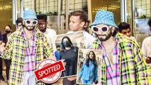 83 Actor Ranveer Singh Spotted With Family At Mumbai Airport