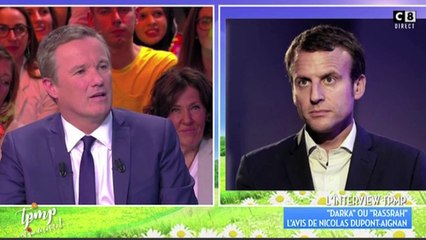 Le zapping du 21/03 : Nicolas Dupont-Aignan joue à "Rassrah ou Darka" chez Hanouna