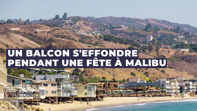 États-Unis : un balcon s'effondre au-dessus de l'océan à Malibu, plusieurs fêtards blessés