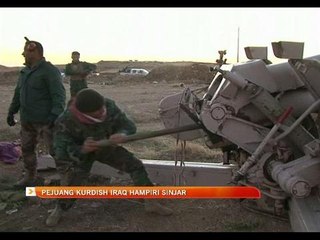 Pejuang Kurdish Iraq hampiri Sinjar