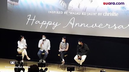 Sukses dengan Lagu Walau Ku Jauh, Christie Buat Film Pendek Happy Anniversary 