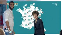 La Fouine improvise une météo avec Catherine Laborde