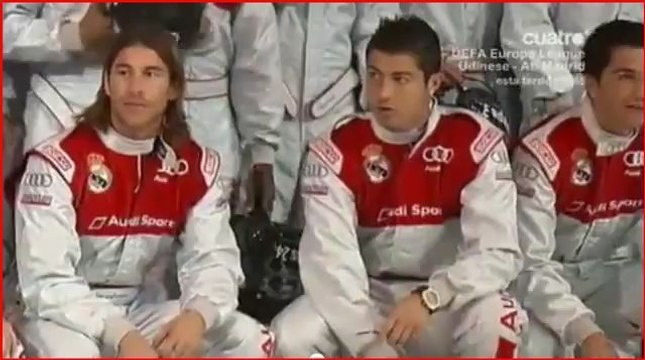 Les joueurs du Real Madrid s'amusent au karting