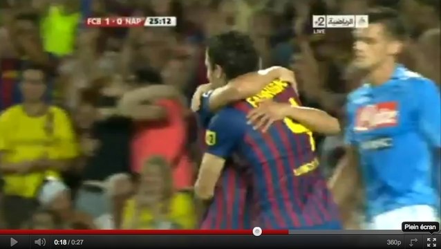 FC Barcelone : Premier but de Fabregas
